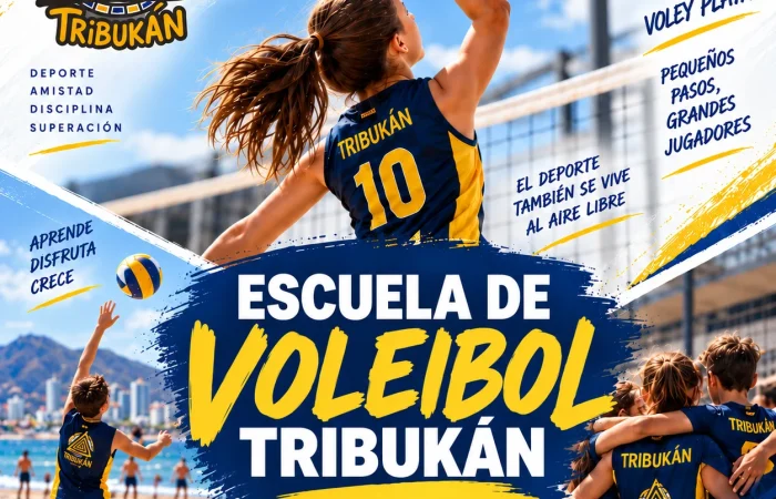 Escuela de voleibol para niños y jóvenes en Gran Canaria del C.D. Tribukán