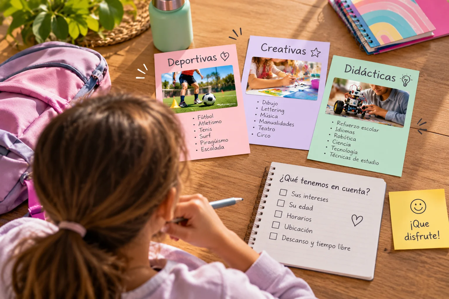 Opciones de actividades extraescolares deportivas, creativas y didácticas en Gran Canaria