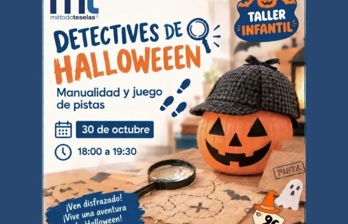 Taller infantil Detectives de Halloween de Método Teselas en Las Palmas, el 30 de octubre
